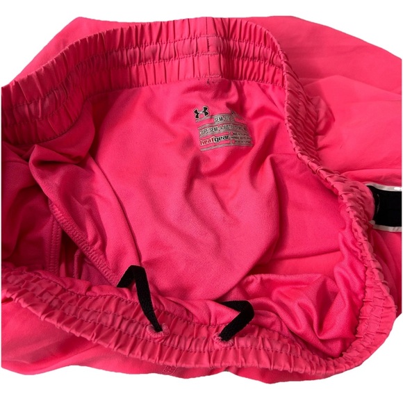 Under Armour Women's Neon Pink Running Shorts | Breast Cancer Awareness | Size S - Picture 5 of 9